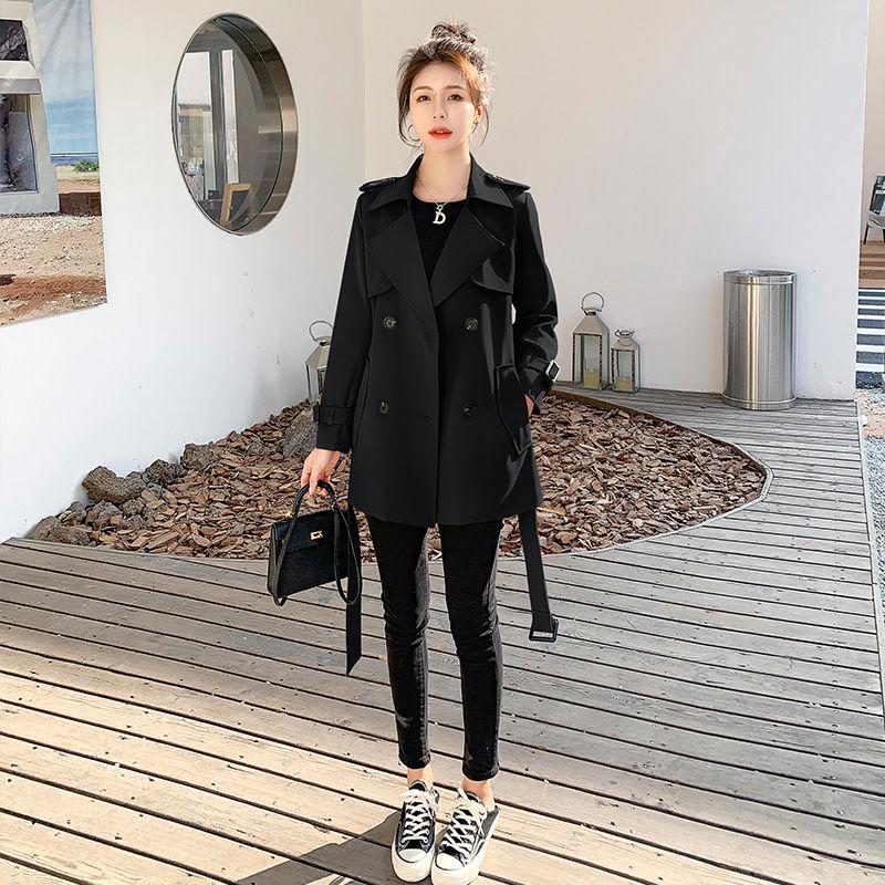 Áo khoác ngoài Nhỏ nhắn Phong Cách Hepburn, Màu Kaki, Dành Cho Nữ, Bộ Sưu Tập Xuân Thu 2024, Phong Cách Hàn Quốc, Thanh Lịch, Áo Khoác Thời Trang Cao Cấp 2