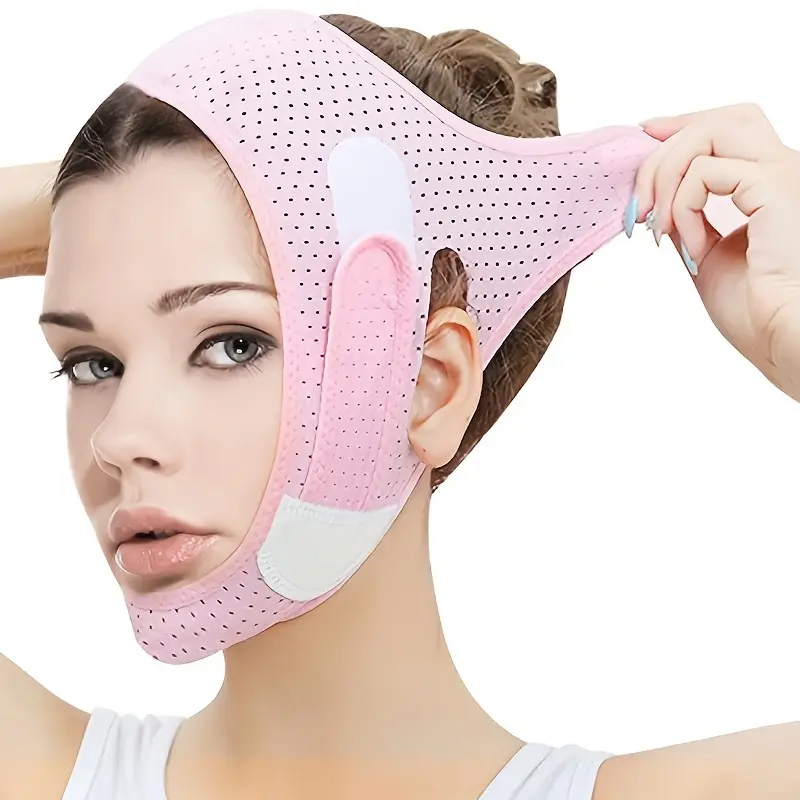 V Lift Face Belt - Face Lifting Belt V Line Facial Massage Belt Beauty Tool for Men and Women