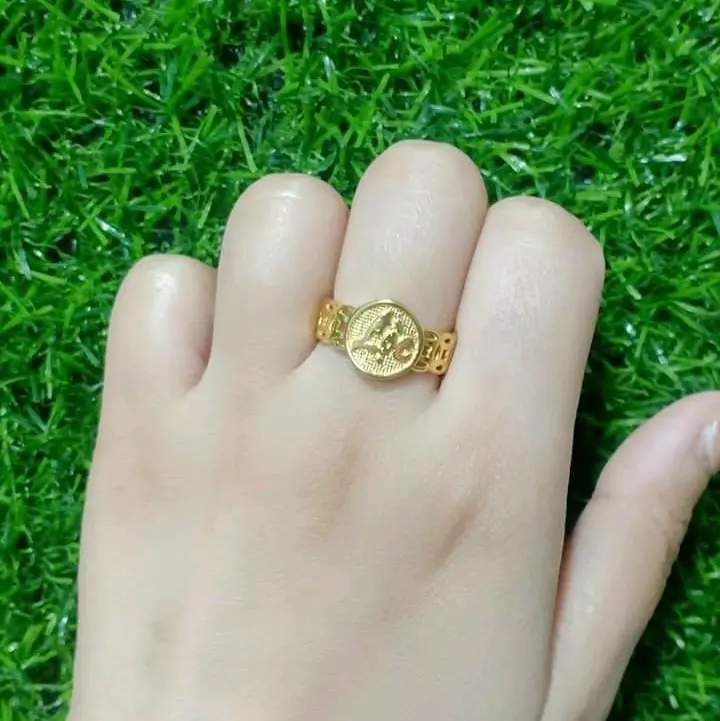 nhẫn kim tiền chữ lộc