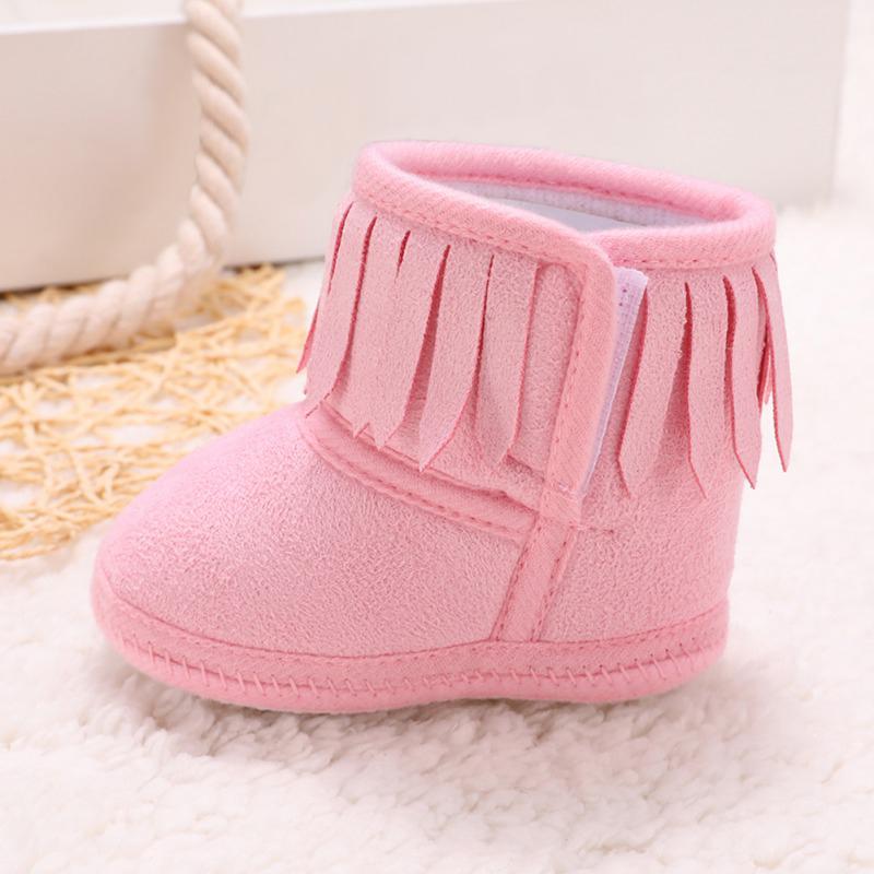 Baby Boots Newborn Infant Boys Girls Warm Shoes Soft Sole Kids Boots 4