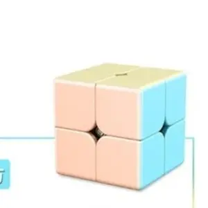 Cube Magic Puzzle 2x2 MoYu Meilong 2x2 Stickerless macaron 2 Marcaroon Marcaron Games Toys