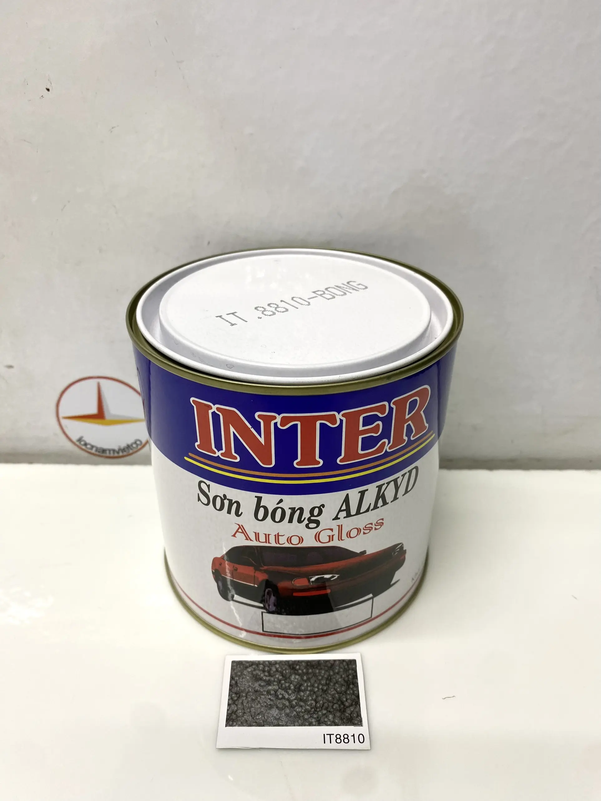 Sơn vân bông Inter màu đen IT 8810_900 Gr
