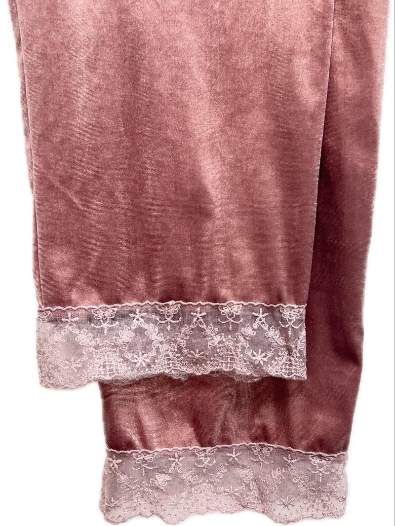 Product Introduction of Two-Piece Set Women's Solid Pajama Set, Elegant Comfy Long Sleeve Top & Pants Set, Ladies Sleepwear for All Seasons 8