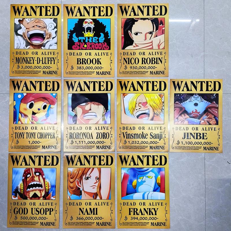 Product Introduction of One Piece Wanted Poster 24pcs Set Anime Peripheral Home Wall Decoration gifts for boys children kids Ornaments Room Artistic Print Photo 13