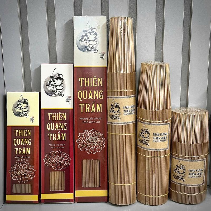 Nhang trầm sạch gia tiên THIÊN QUANG TRẦM giá sỉ tại xuỏng.
