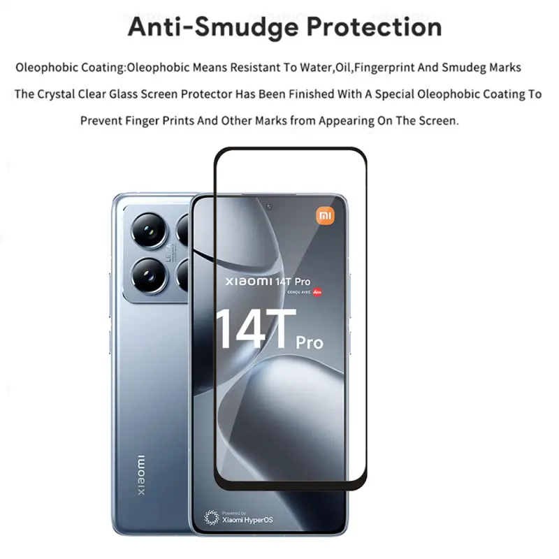 Phim Kính, Cho Xiaomi 14T Pro Và 14TPro, Bảo Vệ Màn Hình, Kính Cường Lực, Trong Suốt, HD Trong Suốt, Vỏ Bảo Vệ, Phim Trước, Có Sẵn Trong 1-2 Chiếc 5
