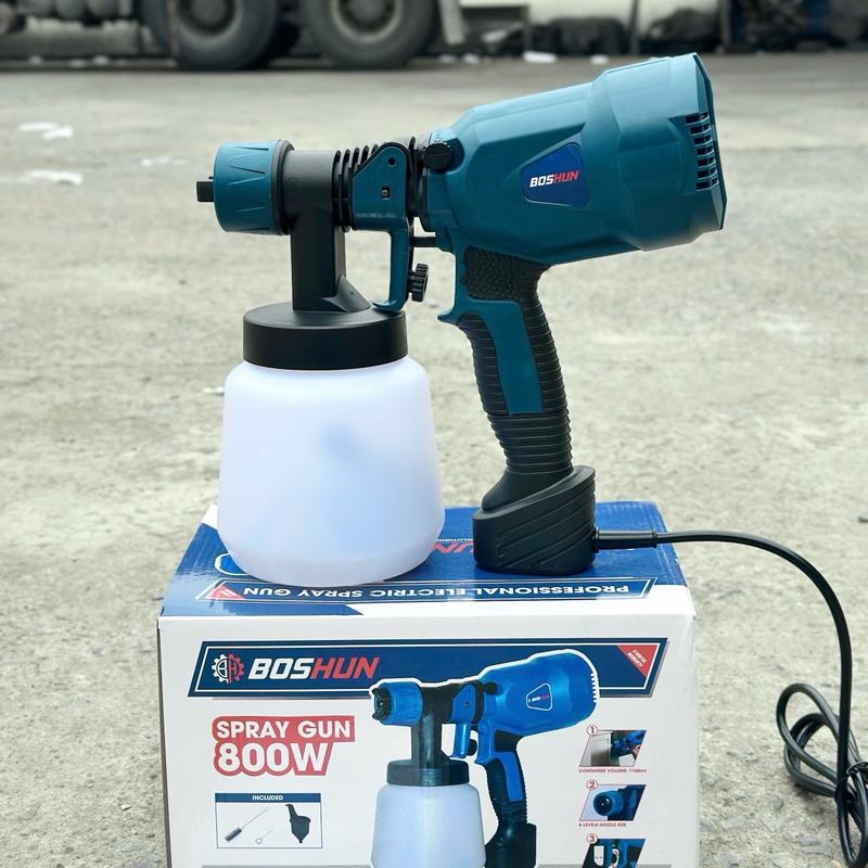 Máy Phun Sơn Điện Cầm Tay Boshun  Công Suất 800w Nội Địa Trung Bảo Hành 6 Tháng