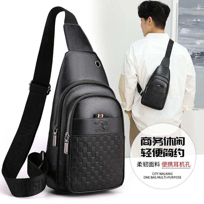  Túi Đeo Ngực Túi Đeo Chéo Ngực Thể Thao Thường Ngày Cho Nam Thời Trang Phong Cách Hàn Quốc Ba Lô Nam Làm Bằng Da PU Hàng Mới Về Thích Hợp Đi Du Lịch Túi Đeo Một Bên Vai Công Tác Và Đi Lại 