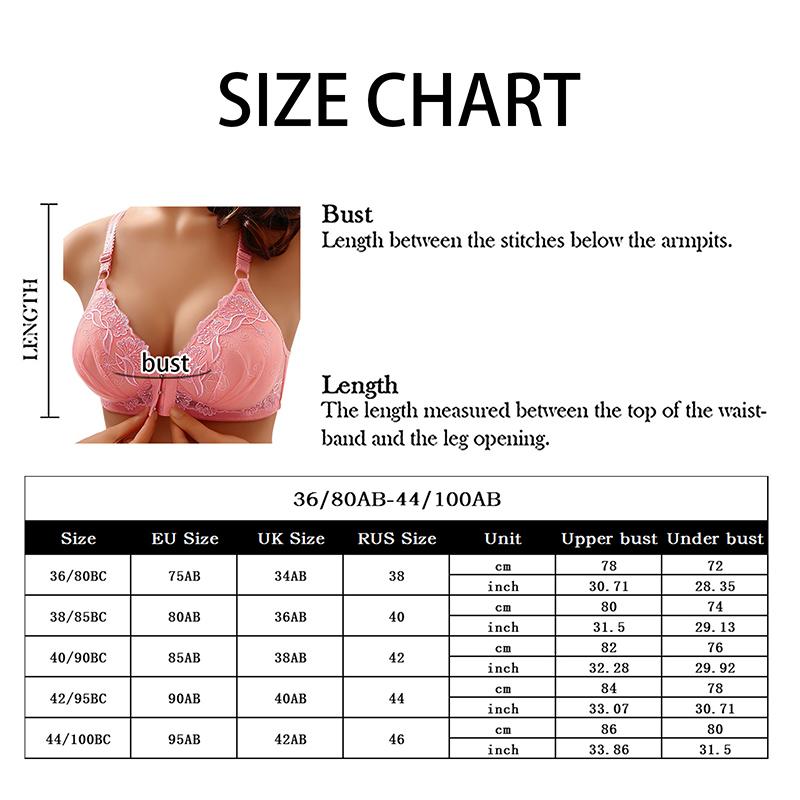 Product Introduction of Button Embroidery Brassiere Bralette Wireless Underwear Women's Bras Seamless Floral Push Up Bras Wireless Front Comfy Lingerie 2