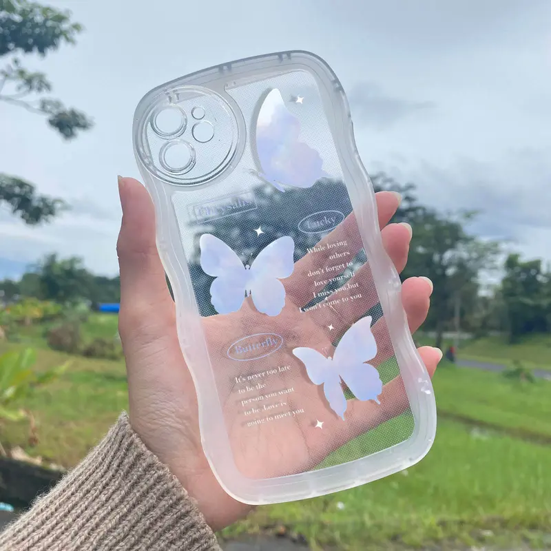 [CG-2] Case Hp Clear Gelombang For All Type Op / Vi /Xiao /Real / Infi / Sam / Ip A04 A04E A04S - A17 A77S A57 A16 - Y21 Y16 Y35 Y02S Y20 - 9A 9C 9T 10 10A - HOT 11S 12 12I 12 PLAY - C31 C35 C33 - IP 6S 7+ 8 7 XR Cover Handphone 0