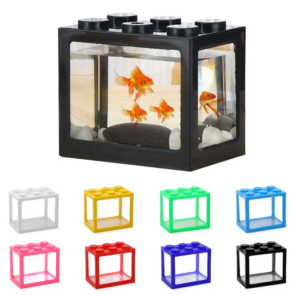 Pet Decoration New Gifts Ornamental Betta Fish Tank Mini Aquarium Betta Fish Accessories