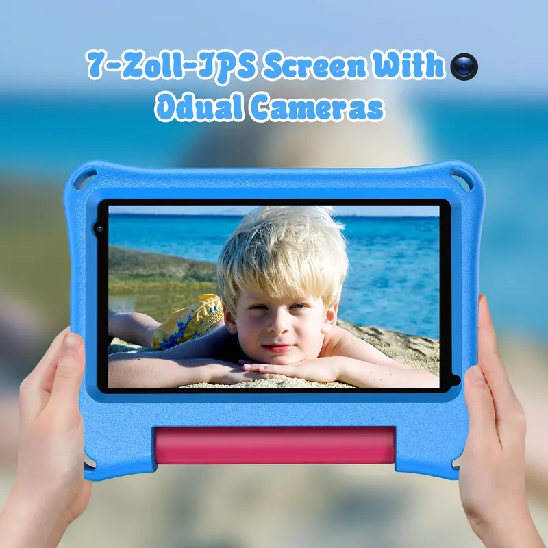HD Touch Screen 7 Inch Tablet, Android 11 Tablet 2GB RAM 32GB Storage Tablet with WiFi Dual Camera, Parental Control System Android Tablet 4