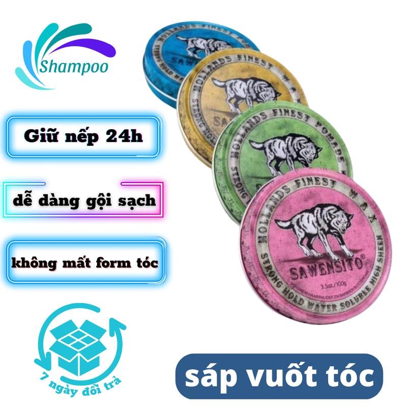 Sáp vuốt tóc nam tạo kiểu tóc SAWENSITO 100gr giữ nếp tóc bồng đẹp