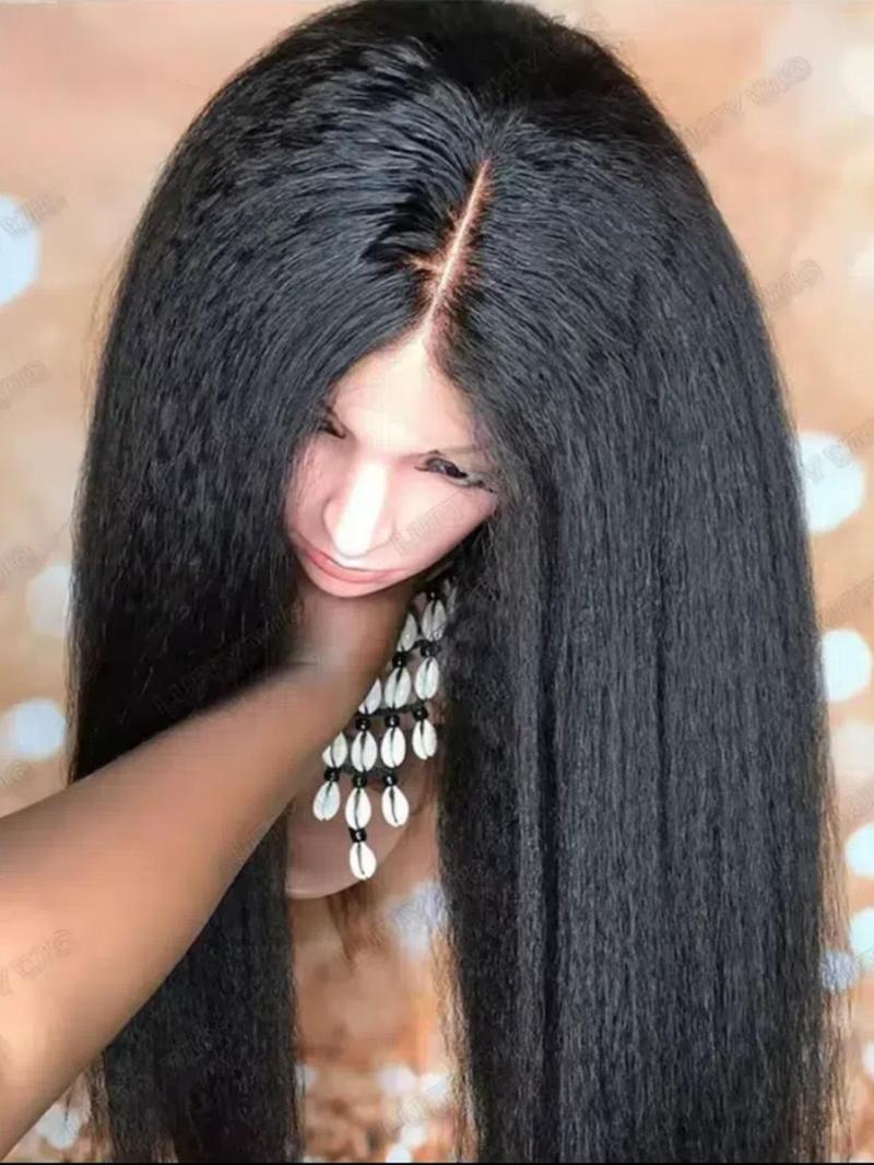 Product Introduction of 28 Inch Long Curly Wigs for Women, Gorgeous Fluffy Wigs without Bangs, Synthetic Full Machine Wigs for Party, Daily Use 3