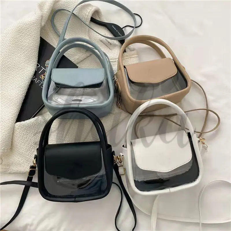 Tas Mini Transparan Wanita Rosy Mika / Sling Bag Mini Transparan Rosy Mika Tas Selempang Kulit shoulder  bag 1