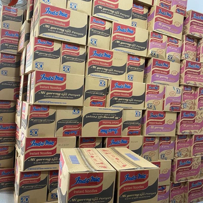 ￼[ĐỦ VỊ- MÌ XÀO INDOMIE ] Thùng 40 gói mì xào khô Goreng Indomie (Giá Sỉ)