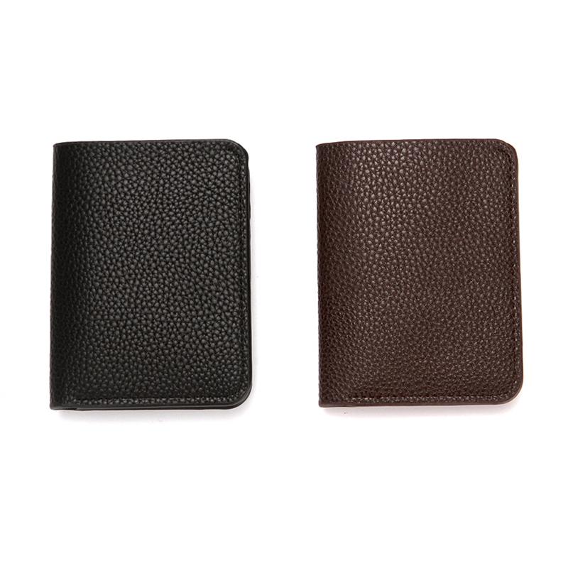 Product Introduction of Fashion Soft Men Wallet Pu Leather Lychee Pattern Mini Coin Purse Driver's License Card Holder 10