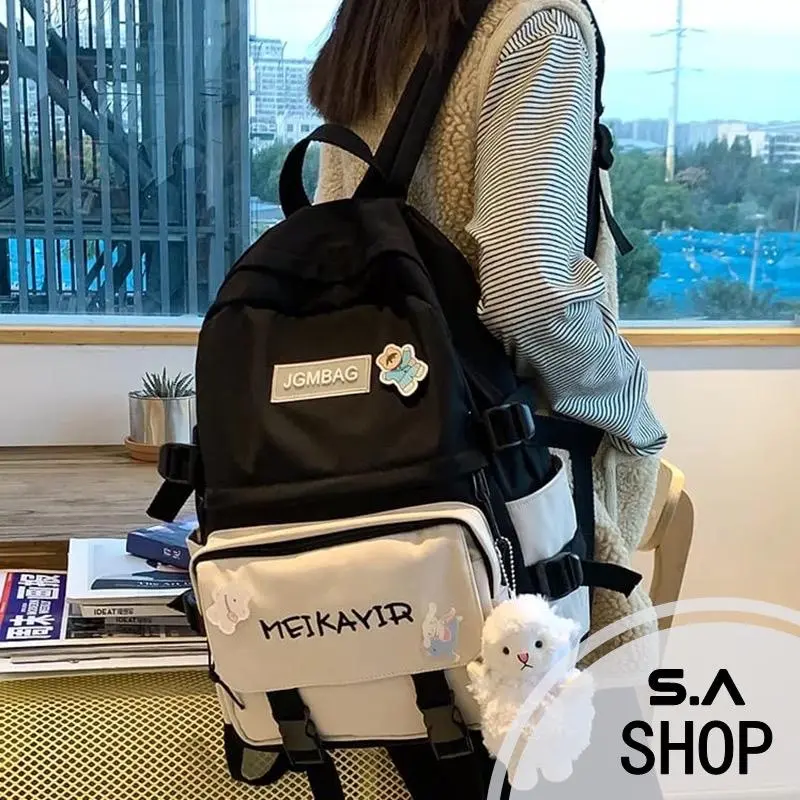 Tas Ransel Backpack Gendong Batam Multifungsi Pria Wanita Cewek Remaja Dewasa Kanvas Sekolah