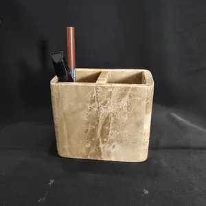 Tempat sendok garpu marmer marble Kitchenware tatakan aesthetic