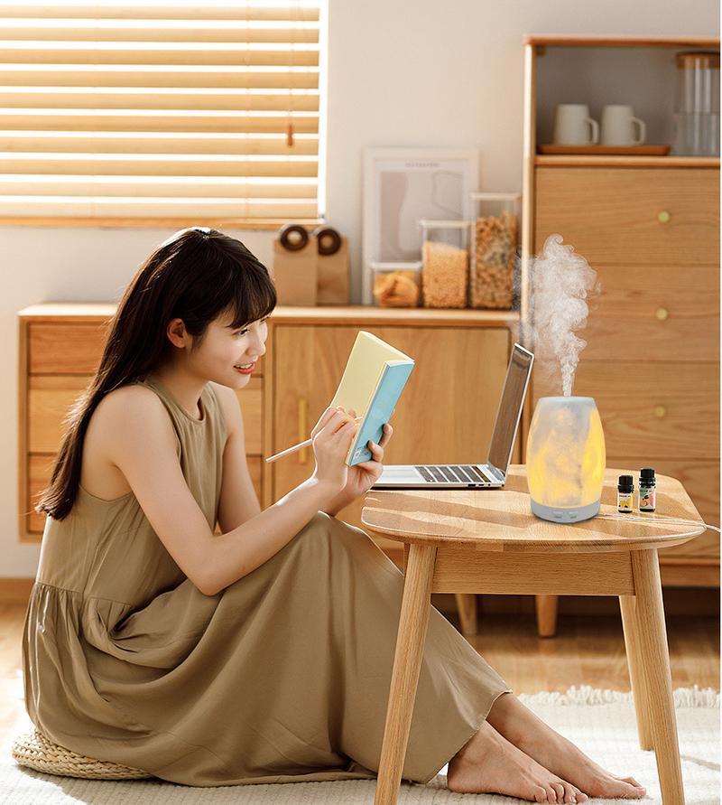 Product Introduction of Humidifier Night Light Aromatherapy Household Small Mute Bedside Spray Desktop Student Dormitory Ins Wind Humidifier Factory 7