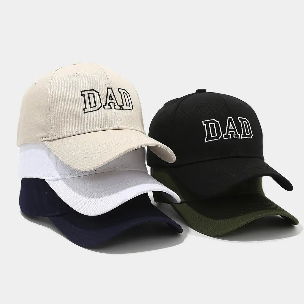 Mũ Bóng Chày Thêu, Đầu Cứng Có Thể Điều Chỉnh DAD MOM, Mũ Bông Thời Trang, Quà Tặng Mẹ