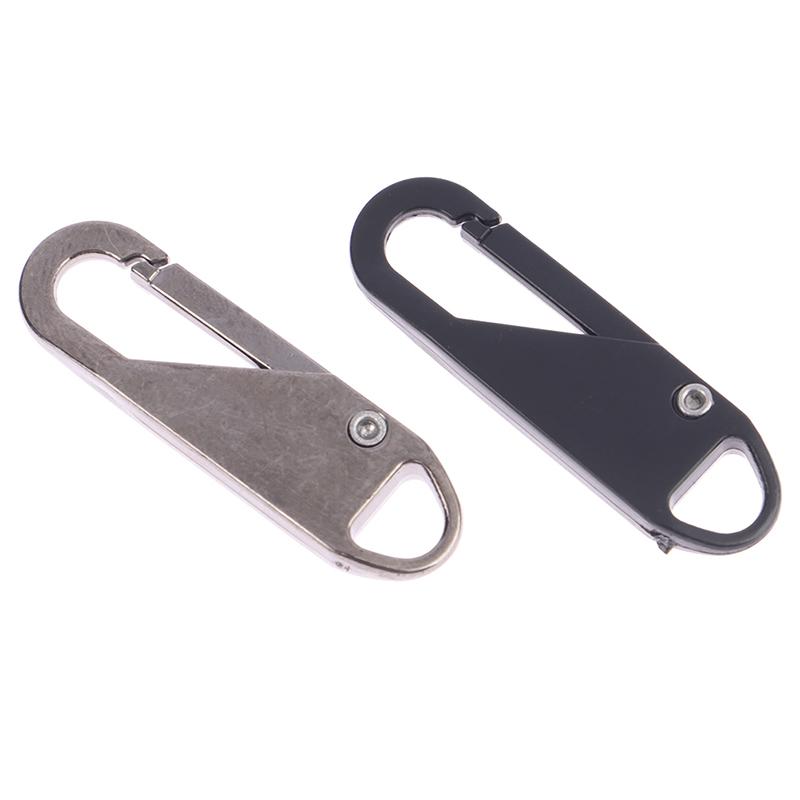 5pcs Universal Zipper Puller Detachable Metal Zipper Head Slider Repair Kits Clothes Luggage Jackets Backpacks Purse Accessories 4