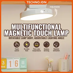 Lampu LED Hisap Magnetik Lampu Sentuh Yang Nyaman Lampu Kamar Tidur Pengisian Daya USB