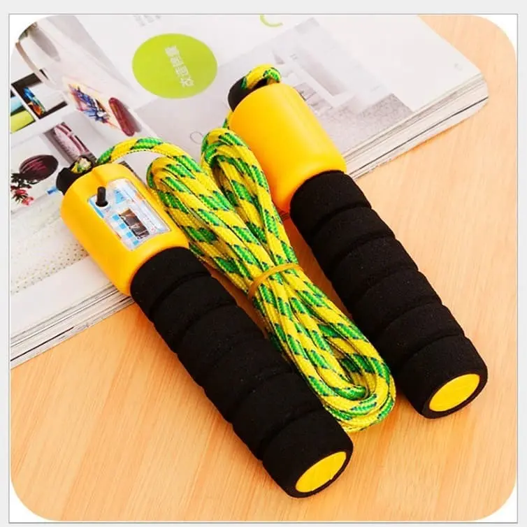 ICS10 Promo Tali Skipping Skiping Lompat Tali Jump Rope dengan Penghitung Digital Loncatan Counter Soft Handle Cod Happy Shopping 6