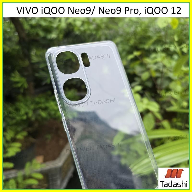 Ốp Lưng Dẻo cho Vivo iQOO Neo9/ Neo9 Pro, iQOO Neo 10, iQOO 12/ iQOO 13, iQOO Z9/ Z9 Turbo Trong Suốt Ôm Khít Máy, Có Gờ Bảo Vệ Camera Tránh Trầy Xước.