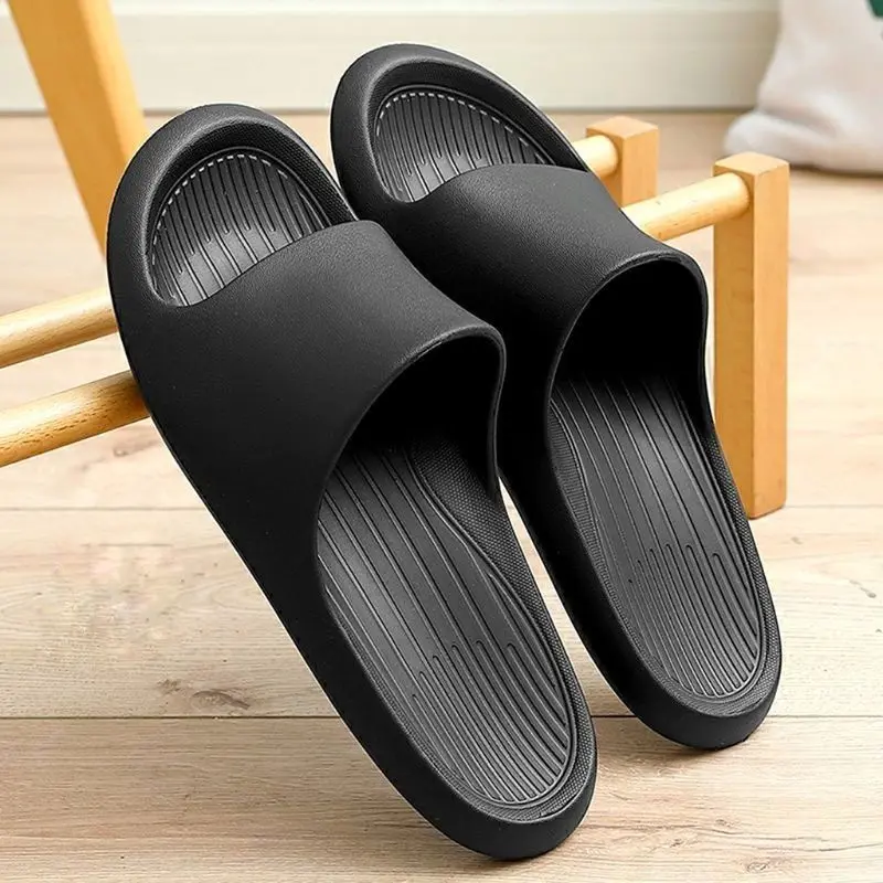 sandal slop Polos 35-44 pria wanita BP Sandal Ban Slippers | Black Unisex Original sandal polos anti air Terlaris Shoes 2