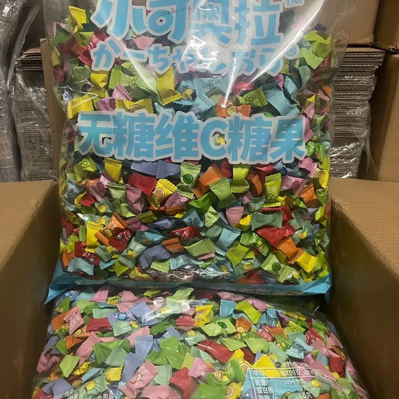 ( CHUẨN LOẠI 1 ) Bịch 2,5kg Kẹo ngậm trái cây ViTamin Loại 1 mix 12 vị hoa quả the mát lạnh , thơm miệng  Snack