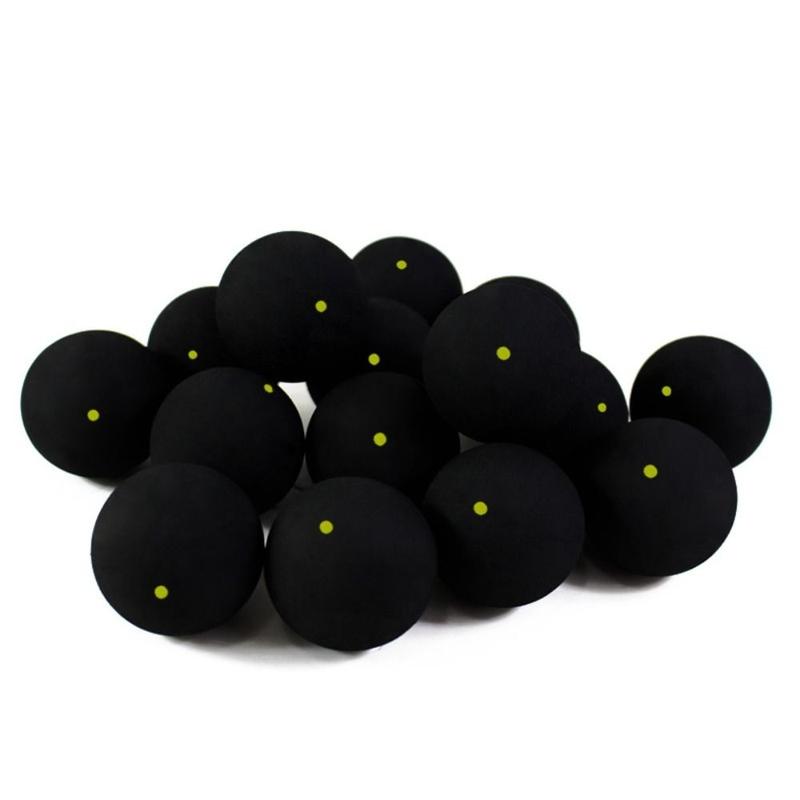 Product Introduction of Entertainment Red Blue Dots Squash Balls Yellow Point Fast Speed Squash Racquet Balls 39mm Single Dot Squash Ball Competition 11