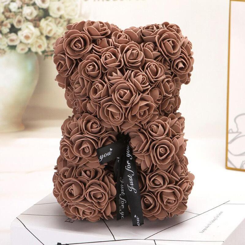 Artificial Rose Bear, Creative Teddy Bear, Creative Gift for Friend & Family, Anniversary, Wedding, Birthday 5