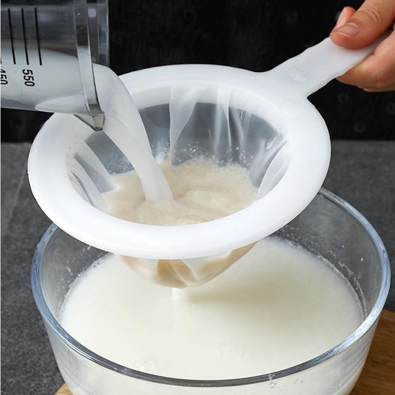 Lưới lọc sữa hạt bằng vải có tay cầm đường kính túi lọc 15cm
