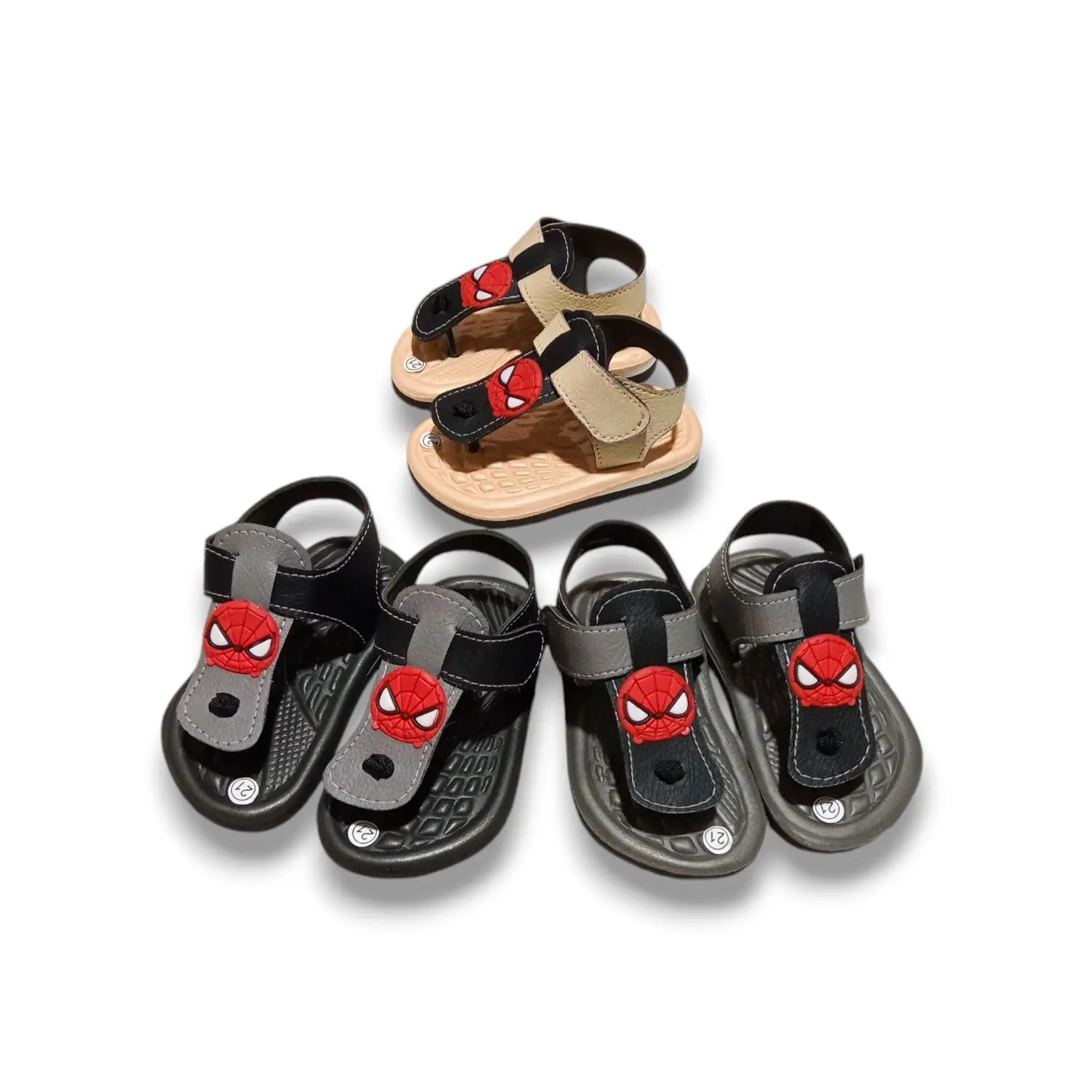Sandal Bayi Model Jepit Gunung Motif Super Hero Spyderman Terbaru Anak-Anak Kaki
