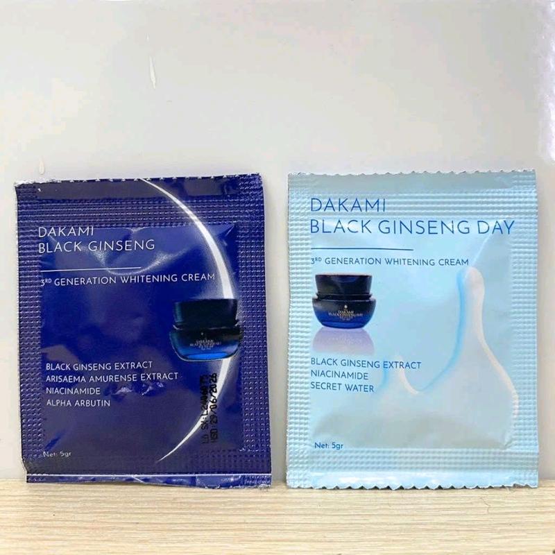 Gói Dùng Thử 5gr Kem Sâm Đen Dakami ngày và đêm