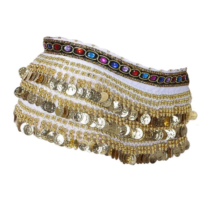 Khăn Quàng quàng cổ Quấn Hông, Múa Bụng, Lấp Lánh, Thắt Lưng Hông, Dây Chuyền Đeo Hông, Váy Kim Sa, Thích Hợp Cho Vũ Công Câu Lạc Bộ, Khiêu Vũ Latin, Khiêu Vũ Tango Và Vũ Đạo 8
