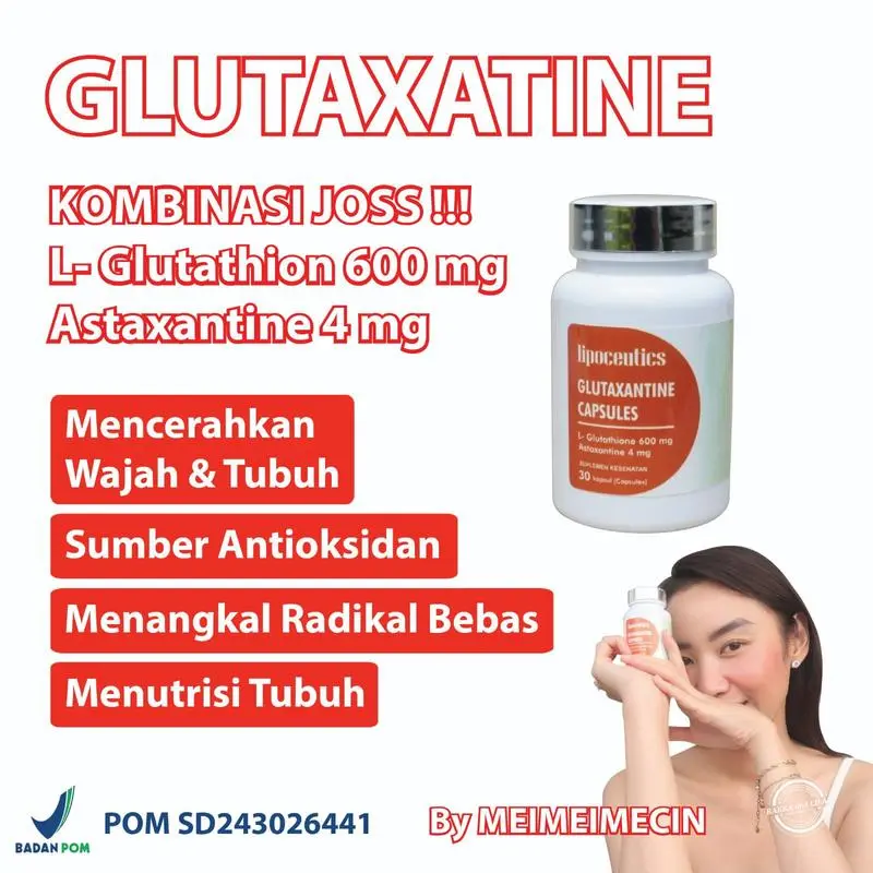 GLUTAXANTINE L- Glutathion 600mg Astaxantine 4mg by meimeimecin