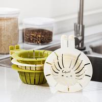 Gambar 【Apligod】Rabbit Drainage Basket Kitchen Household Sink Filtering Net Anti Clogging Filter Basket COD - Green dari Apligod Kota Bekasi 1 Tokopedia