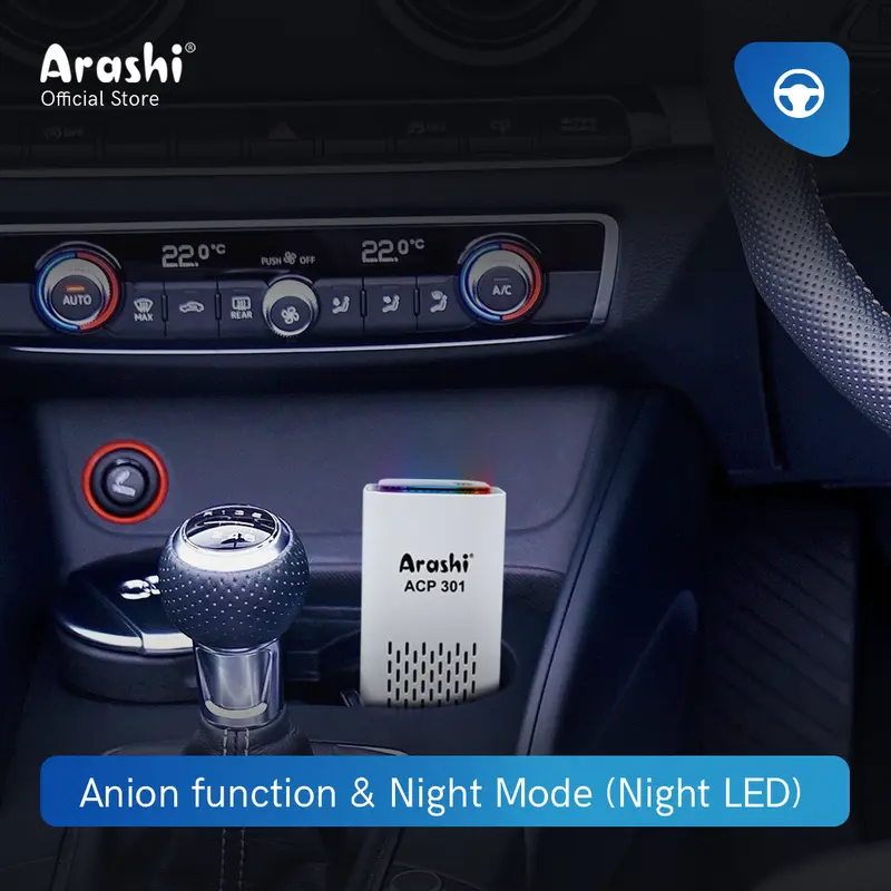 Arashi ACP 301 Car Purifier Portable with HEPA Filter 2