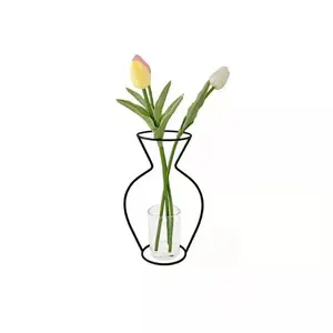 VAS BUNGA BESI AESTETIK - IRON VAS BENTUK