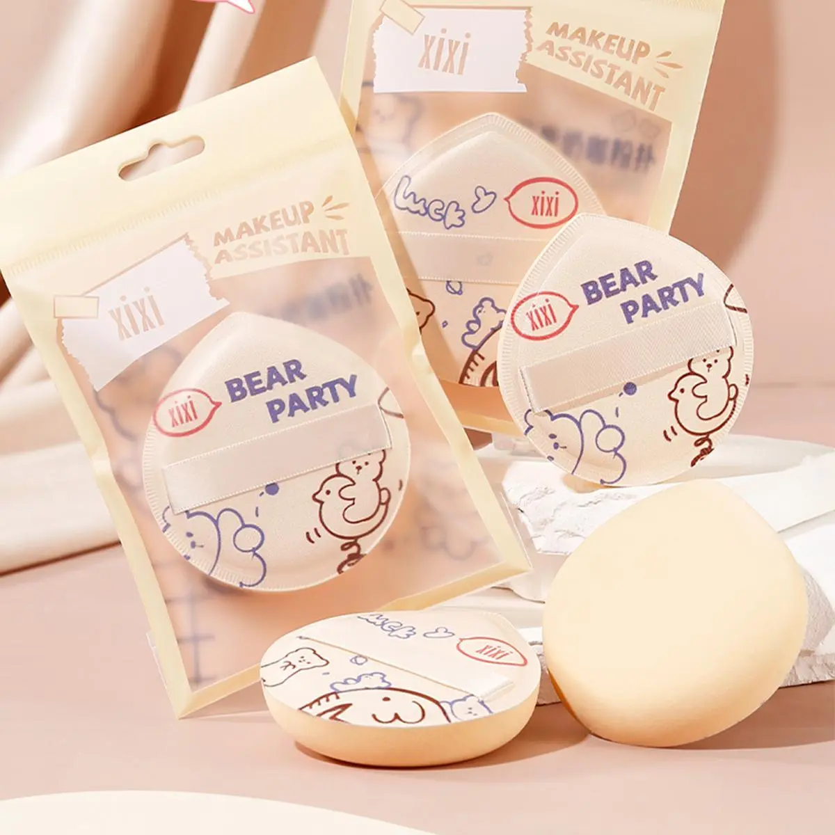 Large Size Air Cushion Makeup Puffs Foundation Powder Concealer Highlighter Cream Blender Applicator Cosmetics Sponge