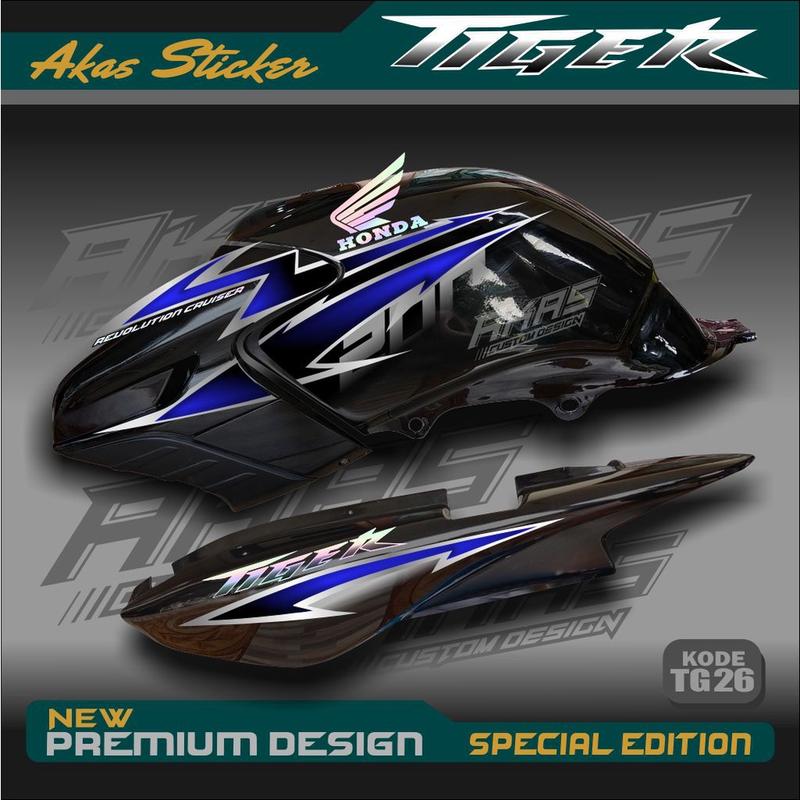 Striping Tiger Revo Variasi Striping Tiger Custom HOLOGRAM kode TG26 3
