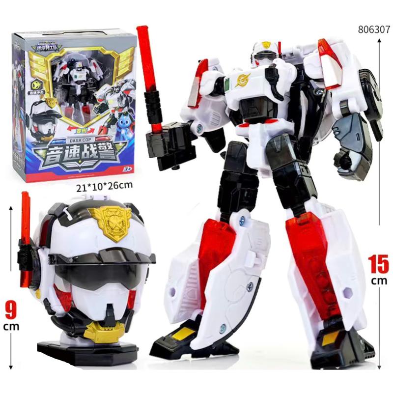  Đồ chơi lực lượng nhí 6 robot siêu cảnh sát giao thông Dash Cop biệt đội siêu nhân nhí 