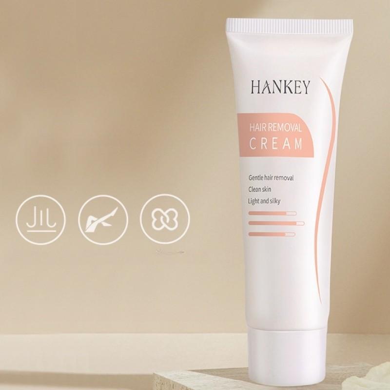 Product Introduction of HANKEY Hair Removal Cream Gentle Skin Painless Hair Remover Armpit Legs Arms Skin Care Body Care Depilatory Cream 25