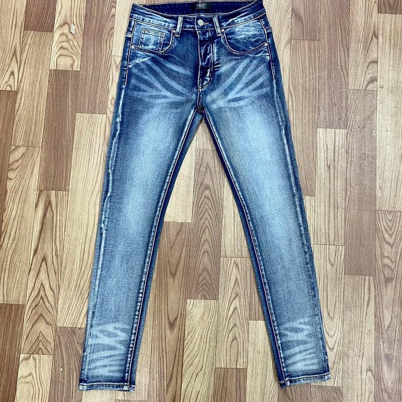 Quần AMIRUI Phôi Trơn, 4 Cúc Màu Xanh Học Sinh 6578