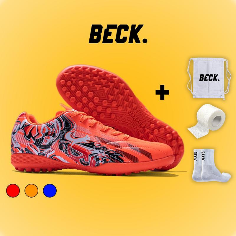 Giày Bóng Đá Trẻ Em Zocker Kiên Cường SOCCER BECK, Tặng Quà, Đế Đinh TF, Bám Sân, Các Phối Màu Sắc, Sân Cỏ Nhân Tạo
