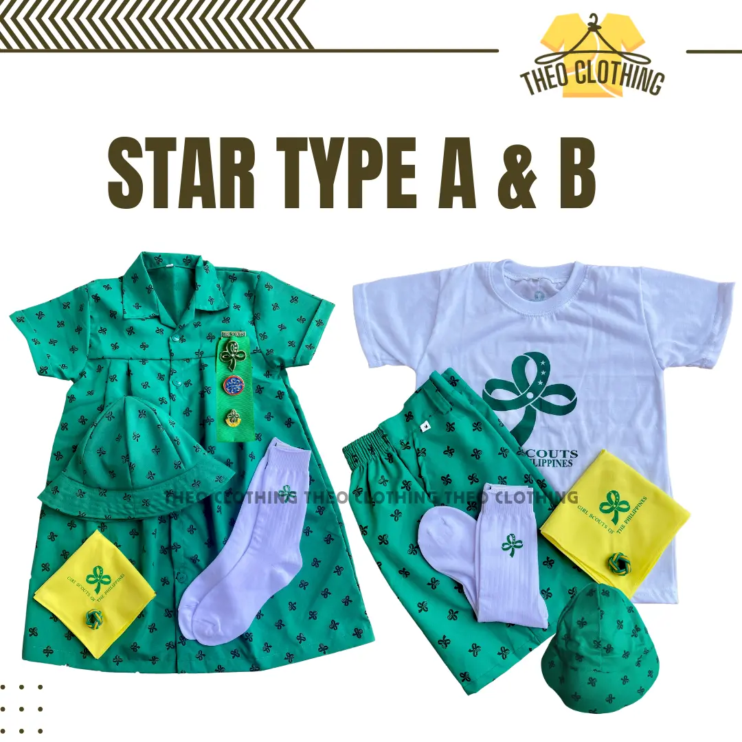 Star Scout Type A & B Complete Set of Scouting Uniform | Theo Clothing ...