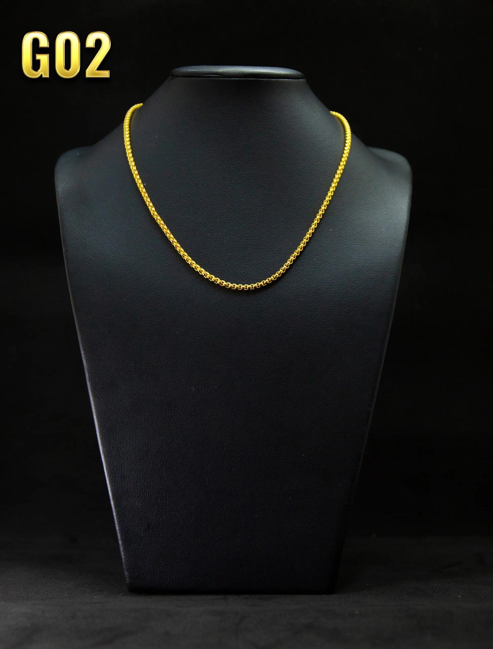 dây chuyền v@ng non hot G02 Chain Women Jewelry Trang Sức Vòng Cổ