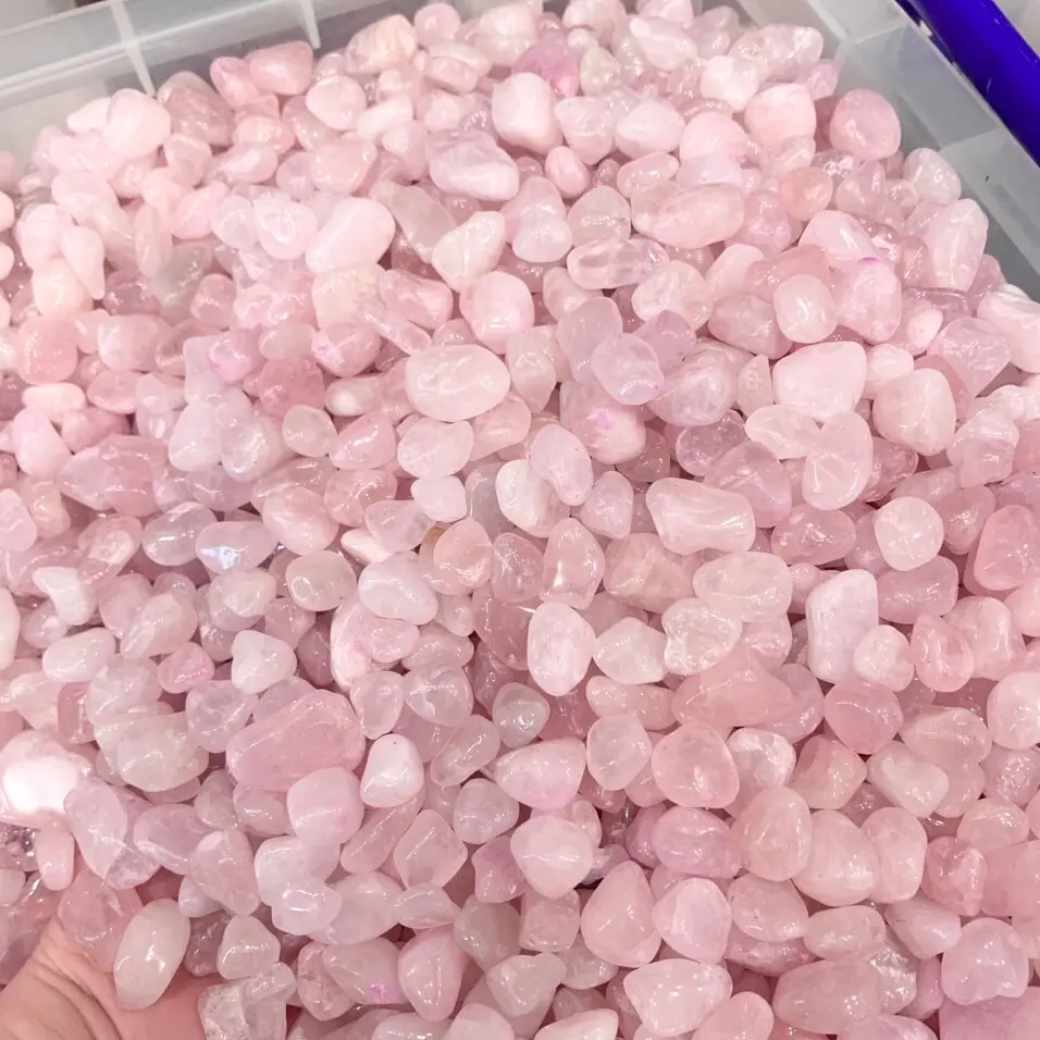 1kg vụn đá thach a hồng mài bóng (hạt 1-1,2cm)